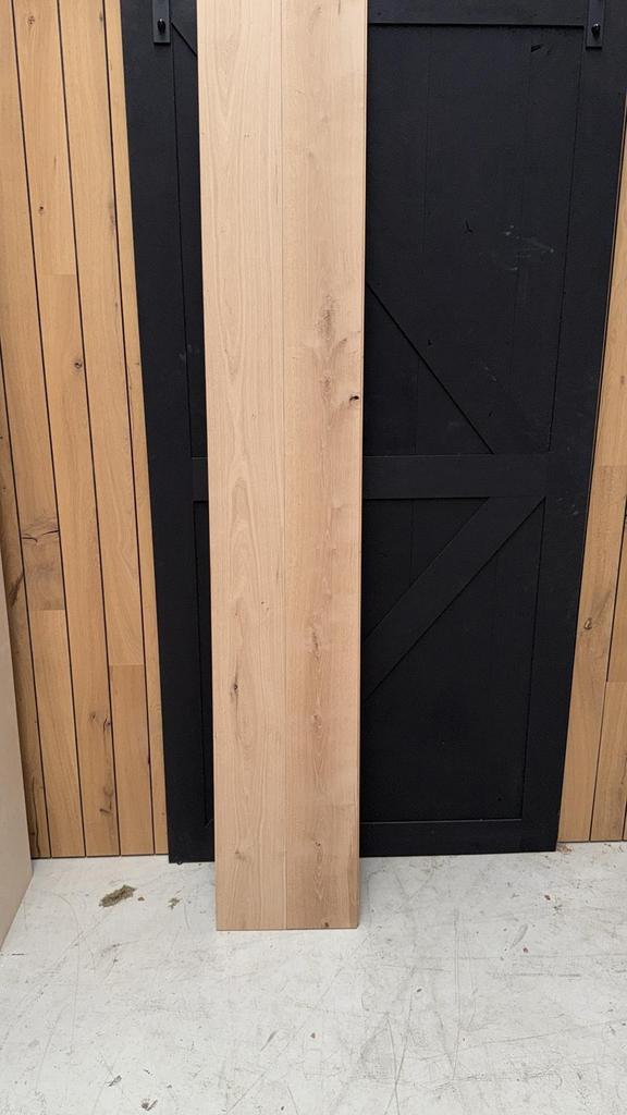 Aanbieding: Massief eiken dakbeschot, Doe-het-zelf en Verbouw, Hout en Planken, Plank, Nieuw, Minder dan 25 mm, Eiken