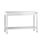 GGM Gastro | RVS werktafel PREMIUM - 1200x600mm - met |, Verzenden, Nieuw in verpakking, Meubilair
