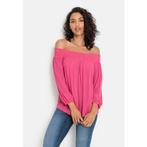Lascana Blouse met carmenhals in een lichte gekreukte, Kleding | Dames, Verzenden, Nieuw