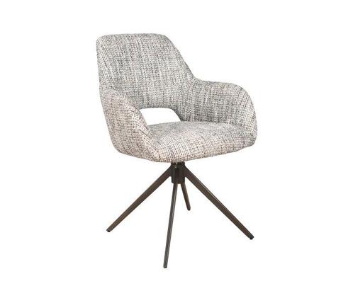Eetkamerstoel Paris poot Moon draaibaar Anodic brown - Be, Huis en Inrichting, Stoelen, Nieuw, Ophalen of Verzenden