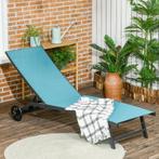 TRUUSK Sunlounger, In 5 Standen Verstelbare Rugleuning, Adem, Verzenden, Nieuw