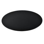 Glasplaat ESG veiligheidsglas 6 mm voor tafels Ø90 cm zwart, Doe-het-zelf en Verbouw, Glas en Ramen, Verzenden, Nieuw