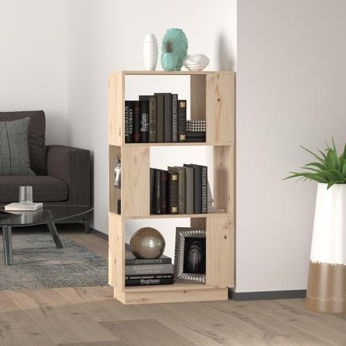 vidaXL Boekenkast/kamerscherm 51x25x101 cm massief, Huis en Inrichting, Kasten | Boekenkasten, 25 tot 50 cm, Nieuw, Grenenhout