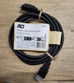 ACT AK3900 HDMI kabel, zwart, 2 meter, Ophalen, Nieuw in verpakking
