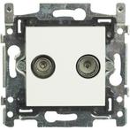 Coax wandcontactdoos - Hirschmann EDB 02V (FM/TV), Verzenden, Nieuw