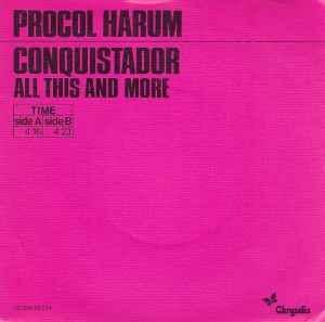 vinyl single 7 inch - Procol Harum - Conquistador, Cd's en Dvd's, Vinyl Singles, Zo goed als nieuw, Verzenden