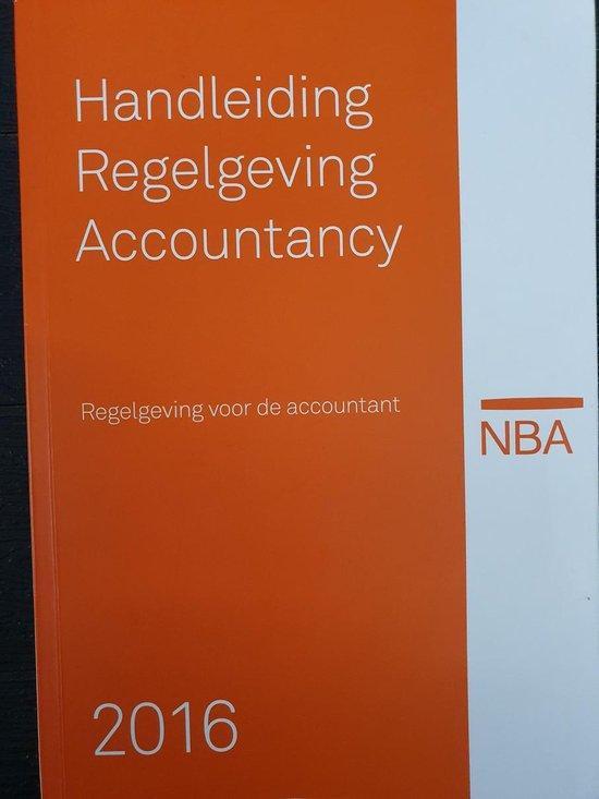 Handleiding regelgeving accountancy 2016 9789075103816, Boeken, Wetenschap, Zo goed als nieuw, Verzenden