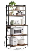 Staand Keukenopbergrek met Stopcontact – 6 Planken en Haken, Huis en Inrichting, Verzenden, Nieuw