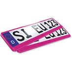 Utsch Kentekenplaathouder - Click - 52 x 11 cm - Roze (Auto), Ophalen of Verzenden, Nieuw
