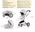 Opvouwbare Kinderwagen 3-in-1 voor Baby en Peuter, Verzenden, Nieuw