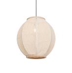 Oosterse hanglamp naturel 46 cm - Rob, Huis en Inrichting, Lampen | Hanglampen, Nieuw, Overige materialen, Oosters, 75 cm of meer