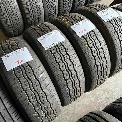 4 x Bridgestone Dueler HT 235-55-18 Zomerbanden 7,5mm, Auto-onderdelen, Banden en Velgen, 18 inch, Zomerbanden, 235 mm, Personenwagen