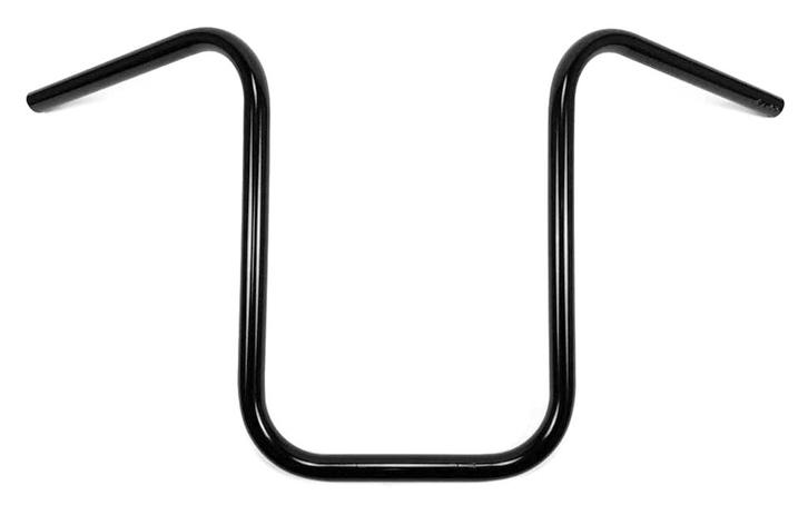 7/8 Inch (22mm) Universeel Stuur Narrow Apehanger 38cm Zwart, Motoren, Onderdelen | Merk-onafhankelijk, Nieuw, Verzenden
