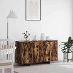 vidaXL Dressoir Gerookt eiken 135 x 41 x 69 cm Bewerkt hout, Verzenden, Nieuw, Overige houtsoorten, Minder dan 50 cm