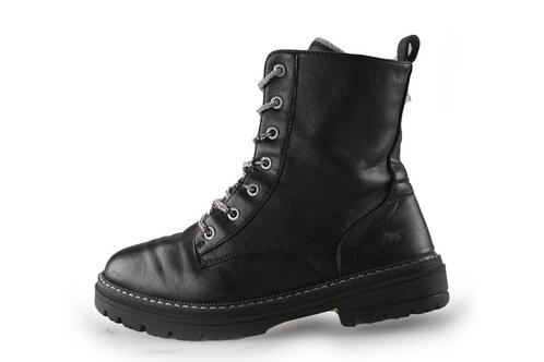 Mustang Veterboots in maat 39 Zwart | 10% extra korting, Kleding | Dames, Schoenen, Zwart, Zo goed als nieuw, Overige typen, Verzenden