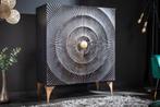 Handgemaakt dressoir GOLDEN SUNSET 120cm zwart goud, Huis en Inrichting, Kasten | Overige, Ophalen of Verzenden, Nieuw