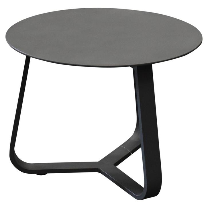 Pula lounge tuintafel 45xH35 cm rond antraciet, Tuin en Terras, Tuintafels, Nieuw, Aluminium, Ophalen of Verzenden