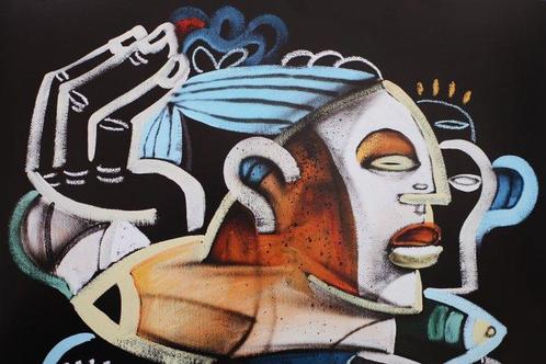 Jone Hopper - Les Amazones (print), Antiek en Kunst, Kunst | Schilderijen | Modern