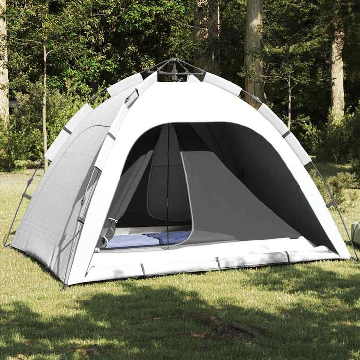 vidaXL Binnentent met dak Zwart 240 x 160 x 133 cm Met, Caravans en Kamperen, Tenten, Nieuw, Verzenden