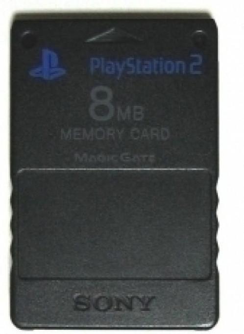 Sony PS2 Memory Card (Black) (PlayStation 2), Spelcomputers en Games, Games | Sony PlayStation 2, Gebruikt, Verzenden