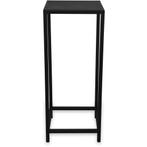Bijzettafel - Livion Arev - Vierkant - 25x25cm - Zwart -, Huis en Inrichting, Tafels | Eettafels, Ophalen of Verzenden, Nieuw