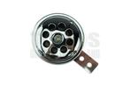 Claxon 70mm 6V DC Gelijkpanning chroom, Ophalen of Verzenden, Nieuw