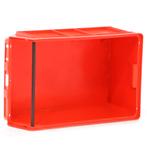 Gebruikte Magazijnbak kunststof met grijpopening stapelbaar, Ophalen of Verzenden