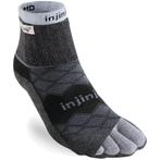 Injinji Liner + Runner Mini-Crew teensokken  Zwart - Heren L, Verzenden, Nieuw, Kleding