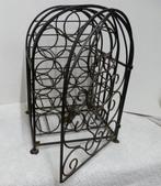 Wijnaccessoire - Smeedijzer - Flessenrek, wijnrek, Antiek en Kunst