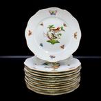 Herend - Exquisite Set of 12 Plates (19 cm) - Rothschild, Antiek en Kunst