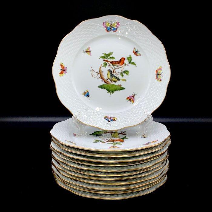 Herend - Exquisite Set of 12 Plates (19 cm) - Rothschild, Antiek en Kunst, Antiek | Meubels | Tafels