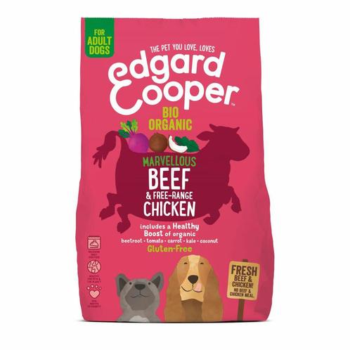 6x Edgard & Cooper Hondenvoer Bio Rund - Bio Kip 700 gr, Dieren en Toebehoren, Dierenvoeding, Verzenden