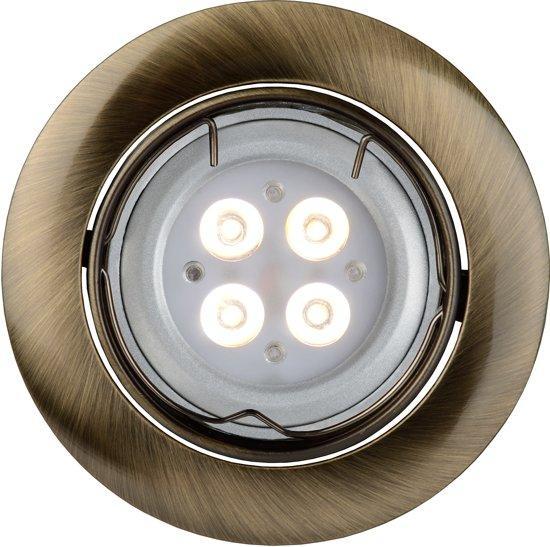 Lucide Focus - Inbouwspot - Rond - Dimbare LED - Brons, Antiek en Kunst, Antiek | Lampen, Verzenden