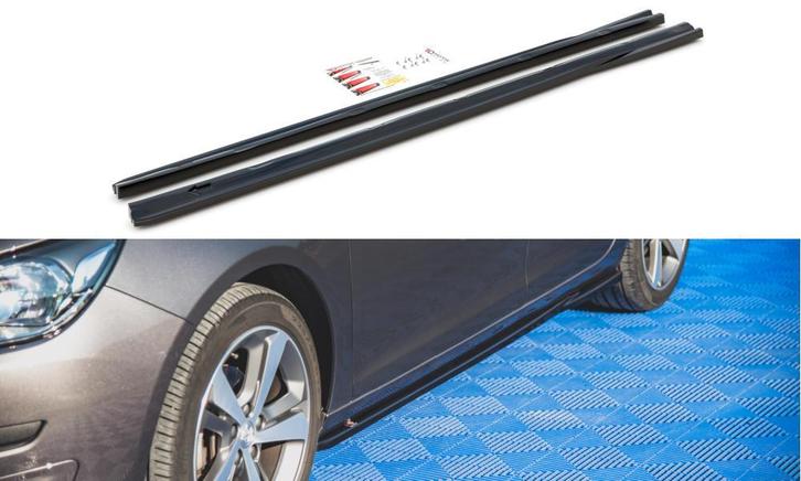Zijskirts Peugeot 308 SW MK2 Facelift 17-.. Glans Zwart, Auto-onderdelen, Overige Auto-onderdelen, Ophalen of Verzenden