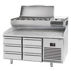 GGM Gastro | Pizza koelwerkbank Premium PLUS - 1490x700mm -, Verzenden, Nieuw in verpakking