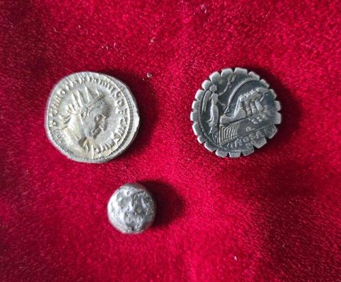 Griekenland (oud), Romeinse Republiek, Romeinse Rijk Lot 3, Postzegels en Munten, Munten | Europa | Niet-Euromunten