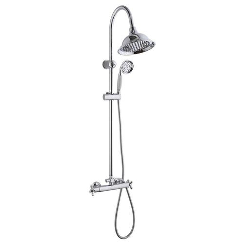 Regendouche Thermostatisch VM Retro Chroom (met handdouche), Doe-het-zelf en Verbouw, Sanitair, Kraan, Nieuw, Chroom, Ophalen of Verzenden