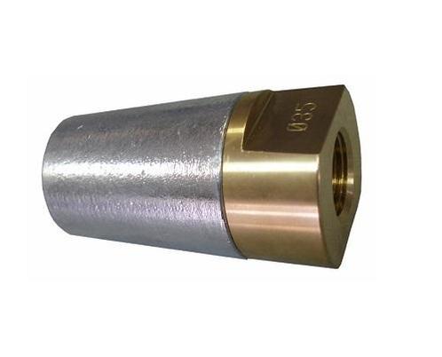 Dopmoer + zinkanode M16 X1,5 as Ø25 mm., Watersport en Boten, Bootonderdelen, Motor en Techniek, Nieuw, Zeilboot of Motorboot