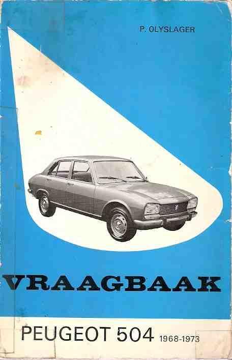 Vraagbaak Peugeot 504, 1968-1973, Auto diversen, Handleidingen en Instructieboekjes, Verzenden