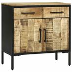 vidaXL Dressoir 70x35x70 cm Massief Ruw Mango Hout, Huis en Inrichting, Kasten | Dressoirs, Verzenden, Nieuw, Overige houtsoorten