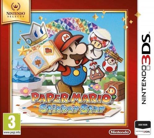 3DS Paper Mario: Sticker Star, Spelcomputers en Games, Games | Nintendo 2DS en 3DS, Zo goed als nieuw, Verzenden