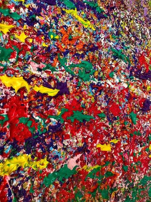 Veer Hooda - Spring in Belvedere XL, Antiek en Kunst, Kunst | Schilderijen | Modern
