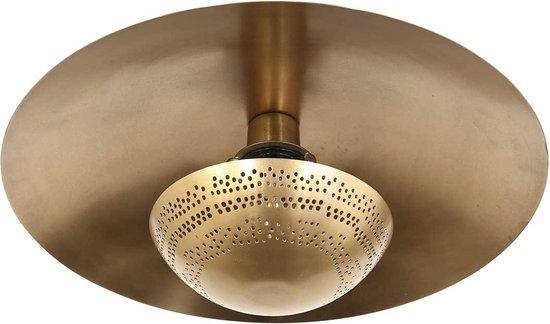 2dekans | Anne Lighting plafonniere Brassi - brons - metaal, Huis en Inrichting, Lampen | Losse lampen, Zo goed als nieuw, Ophalen of Verzenden