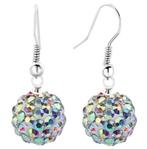 Fako Bijoux® - Oorbellen - Disco Dots - Hanger - Wit MC, Sieraden, Tassen en Uiterlijk, Oorbellen, Verzenden, Nieuw