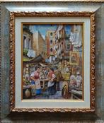 Salvatore Montella (1949) - Via dei pastori (San Gregorio, Antiek en Kunst, Kunst | Schilderijen | Klassiek