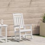 vidaXL Tuin Schommelstoel Wit 70 x 92 x 108cm Kunststof, Verzenden, Nieuw