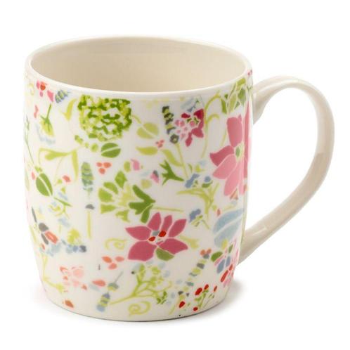 Beker/Mok - Botanic Gardens - Julie Dodsworth - Roze&Blauw -, Huis en Inrichting, Keuken | Servies, Nieuw, Ophalen of Verzenden