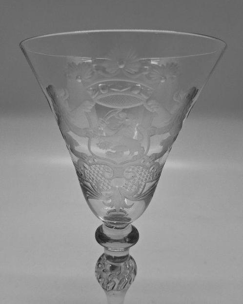 Wijnglas - Wijnglas Republiek der Zeven Verenigde, Antiek en Kunst, Antiek | Glas en Kristal