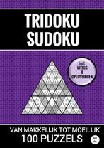 Tridoku Sudoku - 100 Puzzels Makkelijk tot Moeilijk - Nr. 46, Verzenden, Zo goed als nieuw, Sudoku Puzzelboeken