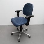 Labkoo medische werkstoel - PU kunststof blauw - ihv 43-57 c, Huis en Inrichting, Bureaustoelen, Ophalen of Verzenden, Nieuw